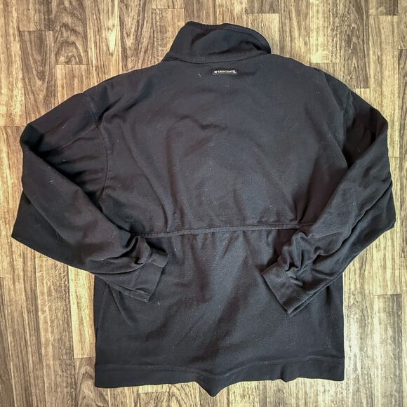 Descente International Collection Full Zip Black Mens Jacket Sweatshirt Fleece - Picture 6 of 6